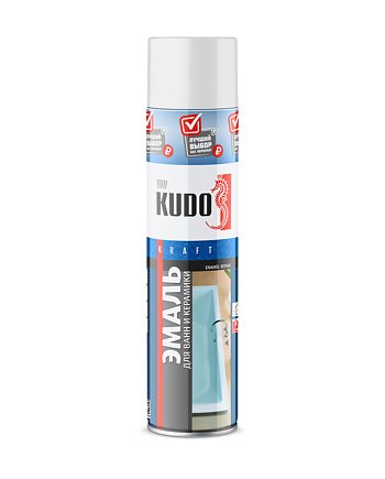 Эмаль для реставрации ванн и керамики KUDO KU-1301.3