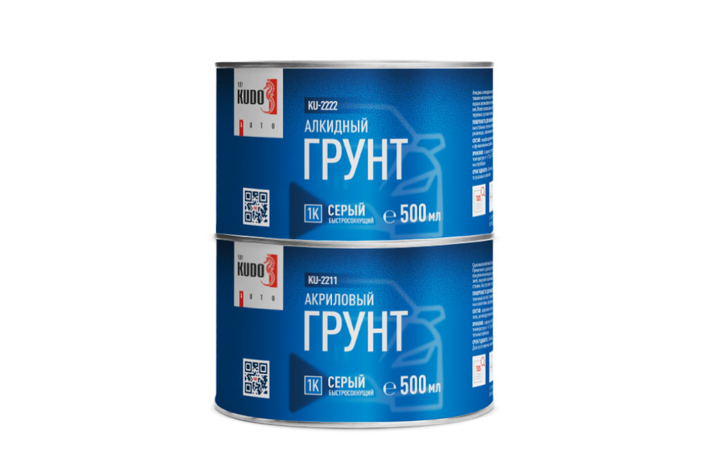 Новые 1К автомобильные грунтовки в банках