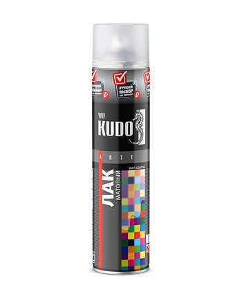 Лак акриловый универсальный матовый KUDO KU-9004.3