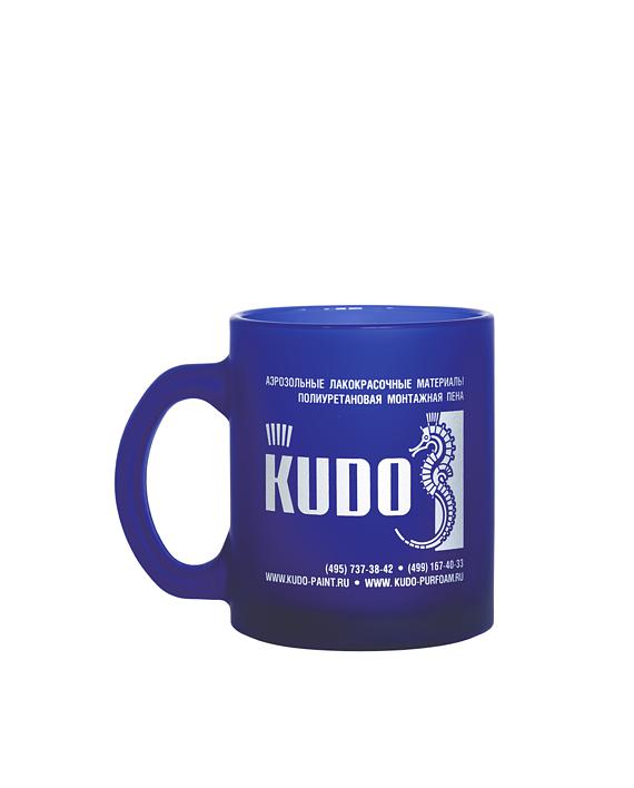 Кружка стеклянная матовая KUDO KU-r-311