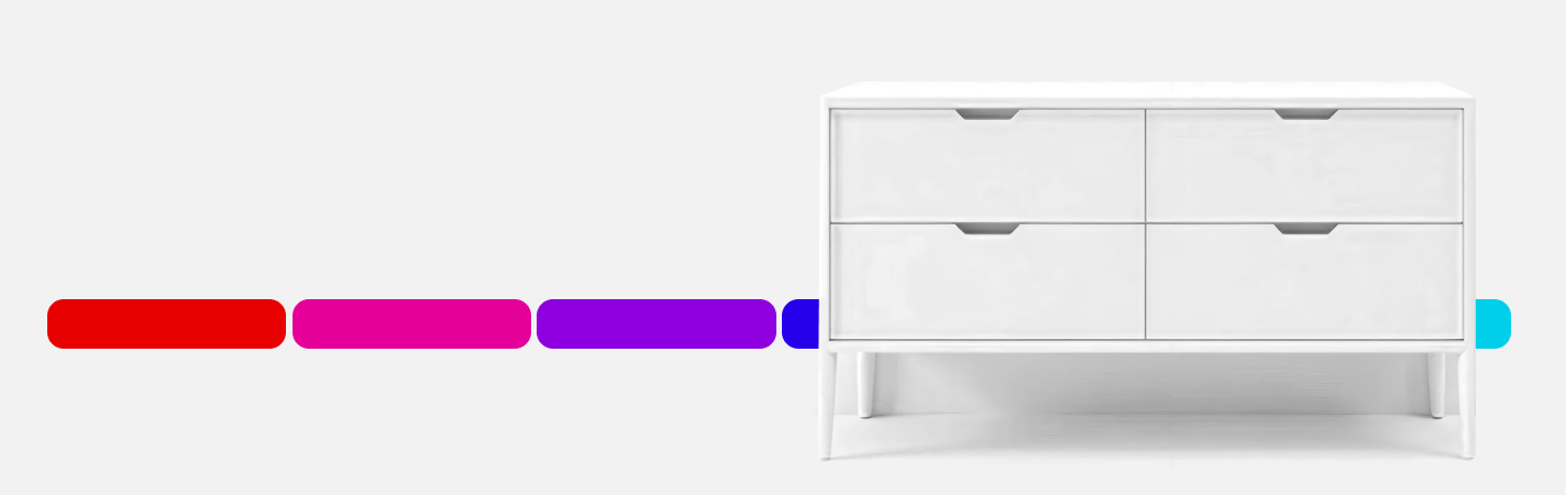 Все цвета декоративных эмалей KUDO