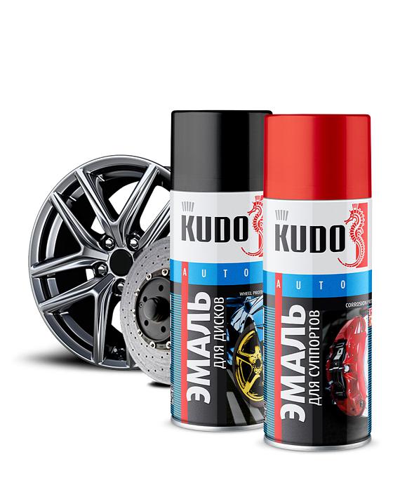 Эмаль автомобильная ремонтная с кисточкой KUDO