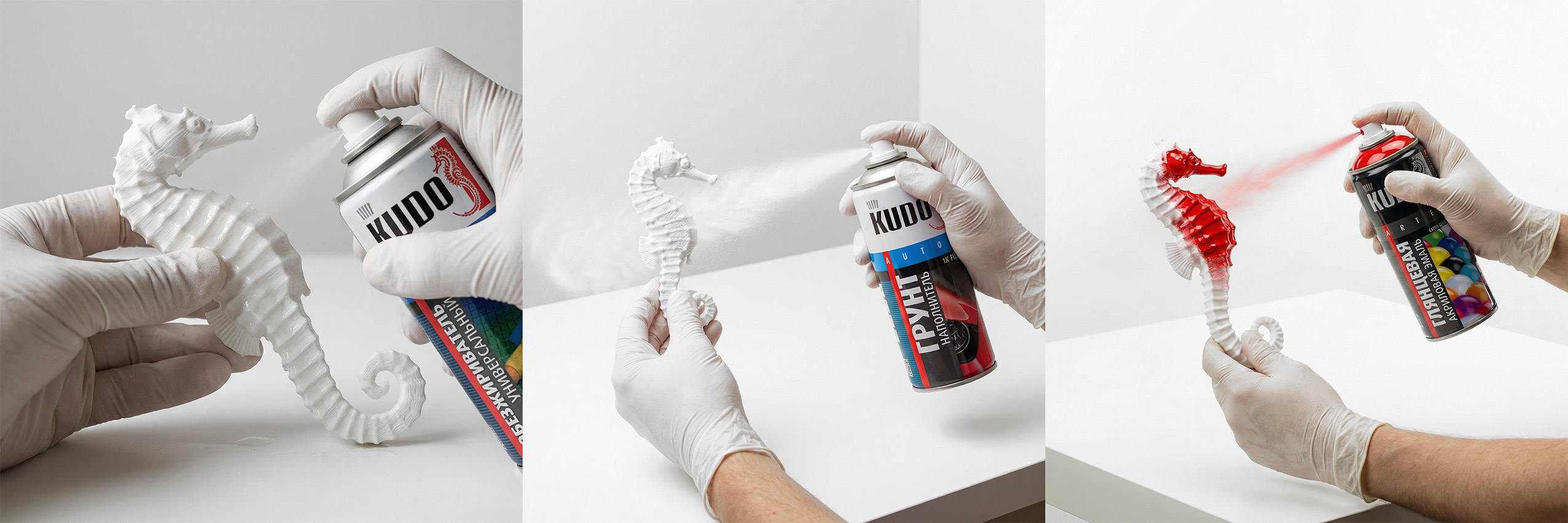 Подготовка, грунтование и покраска детали из пластика 